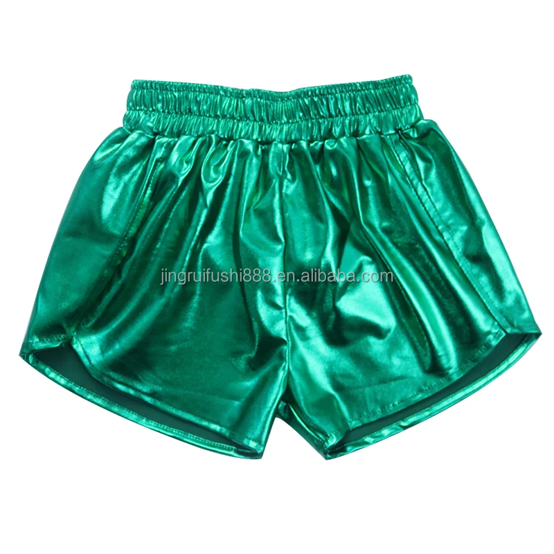 18+ Colors Metallic Baby Girls Shorts Western Summer Wholesale Kids Camp Shorts