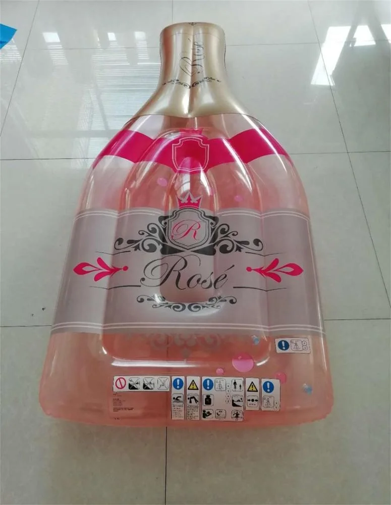 
Beer bottle inflatable air mattress bottle shaped floating lilo mattress 