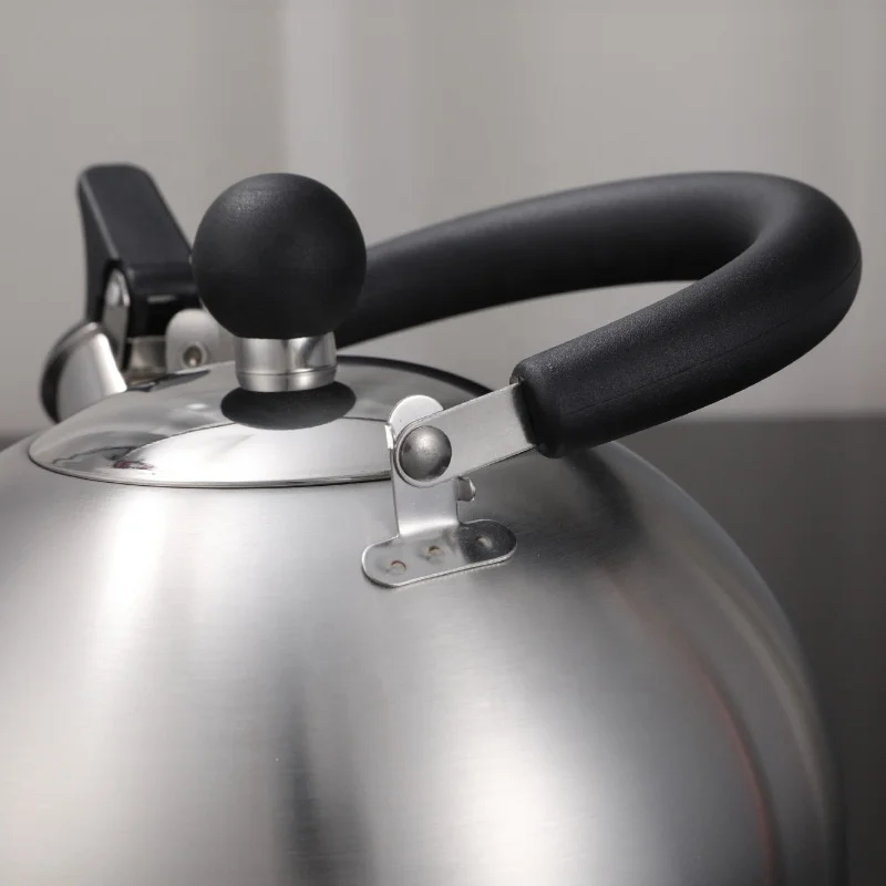 2.5L Stainless Steel Whistling Tea Kettle Tea Pot Kettle For Gas & Induction Stove Classic Whistling Kettle