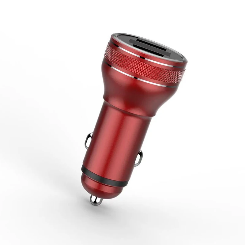 Quick Charge 3.0 Dual USB 6A/36W Fast Car Charger Adapter Compatible with iPhone Galaxy S10 S9 S8