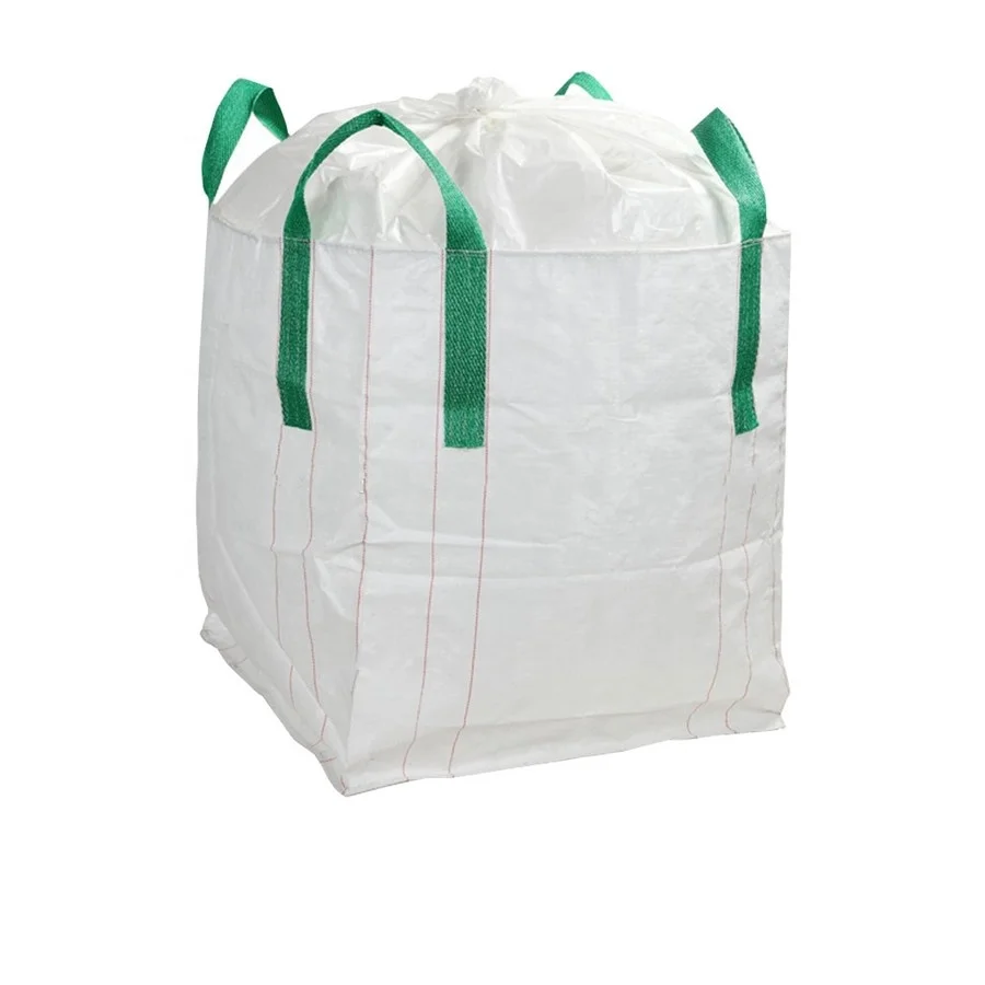1 2 ton tonne large sand bulk poly silage big plastic jambo ton bag sack polypropylene pp discharge unloading system