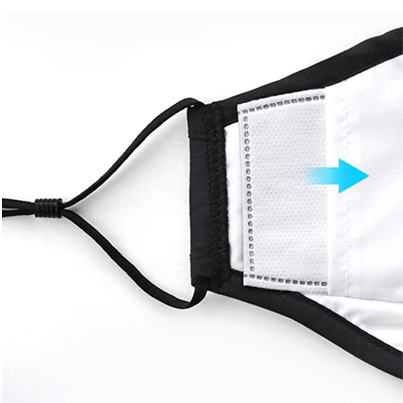 Cheap Washable Air pollution Face Covering Disposable meltblown 5 layer PM2.5 Filter