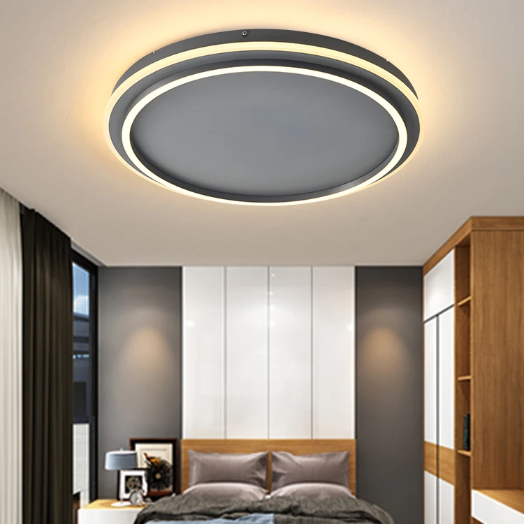 HUAYI House Lighting Aluminum Luxury Round 23W 33W 30.5W Indoor Living Room Surface Bedroom Hotel Modern LED Ceiling Light