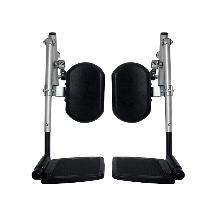 Wheelchair Walker Spare Part Accessories Footrest Rehabilitation Therapy Supplies Health Care Wheelchair Foot Rest Steel CE ISO