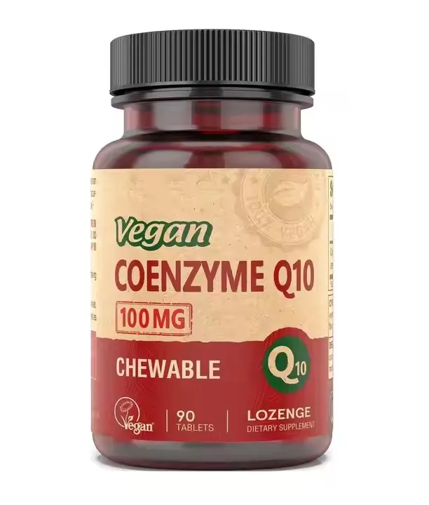 Private label 100 mg CoQ10 90 Tablets Higher Absorption Energy, Antioxidant, Cognitive Health vegan tablets