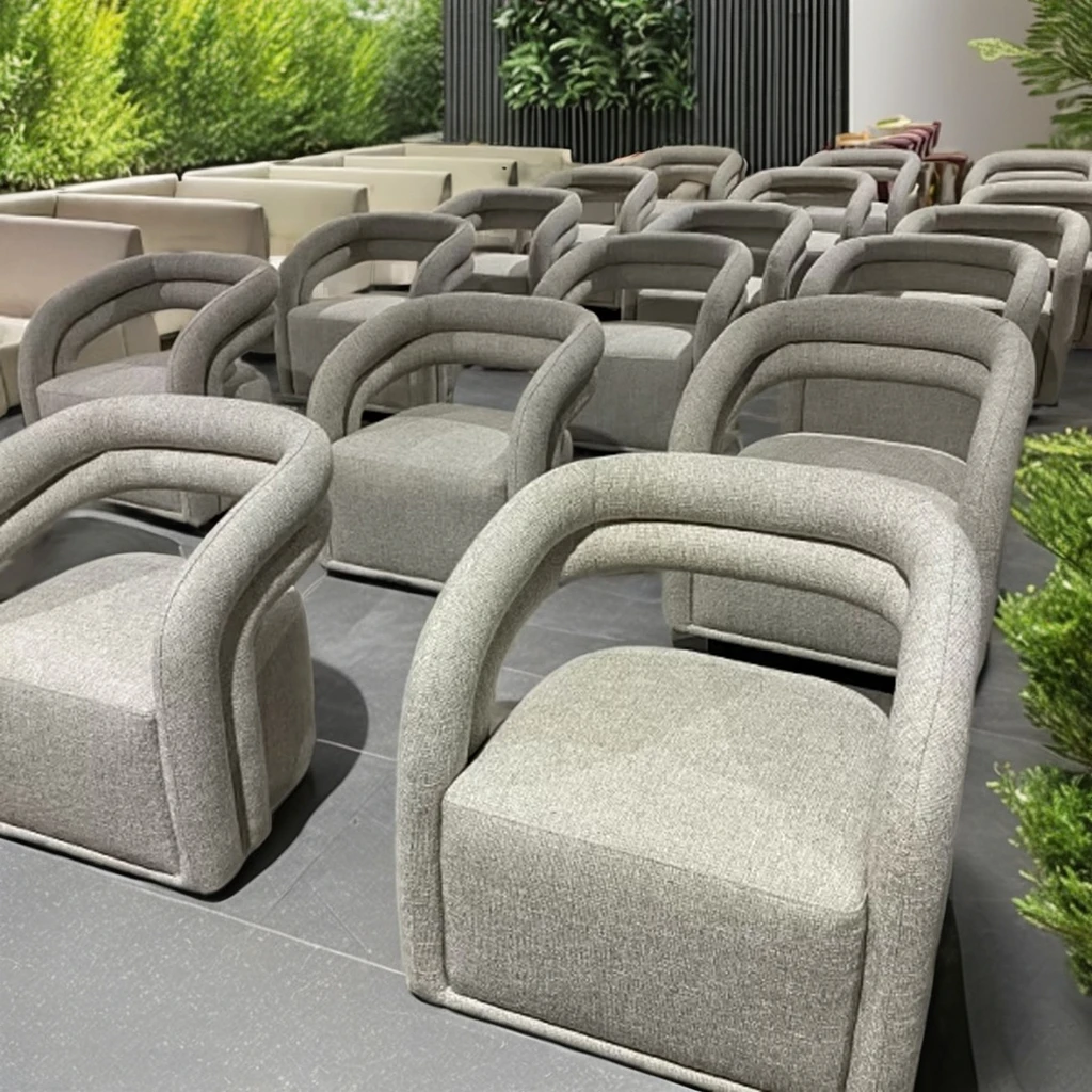 High quality hotel villa furniture cheap leisure green chair