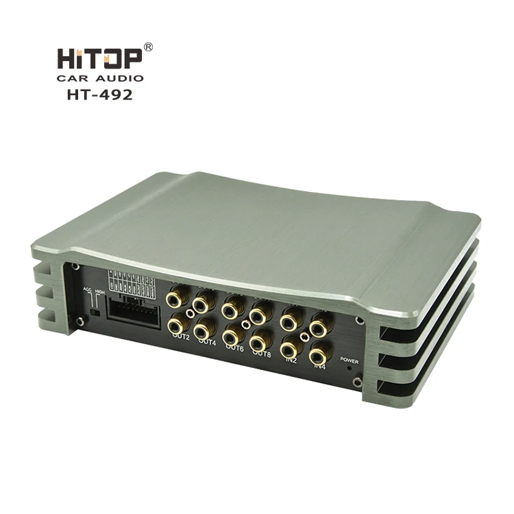 HT-492 Professional 4 Channel Subwoofer Blue tooth DSP Car Audio Power Amplifier