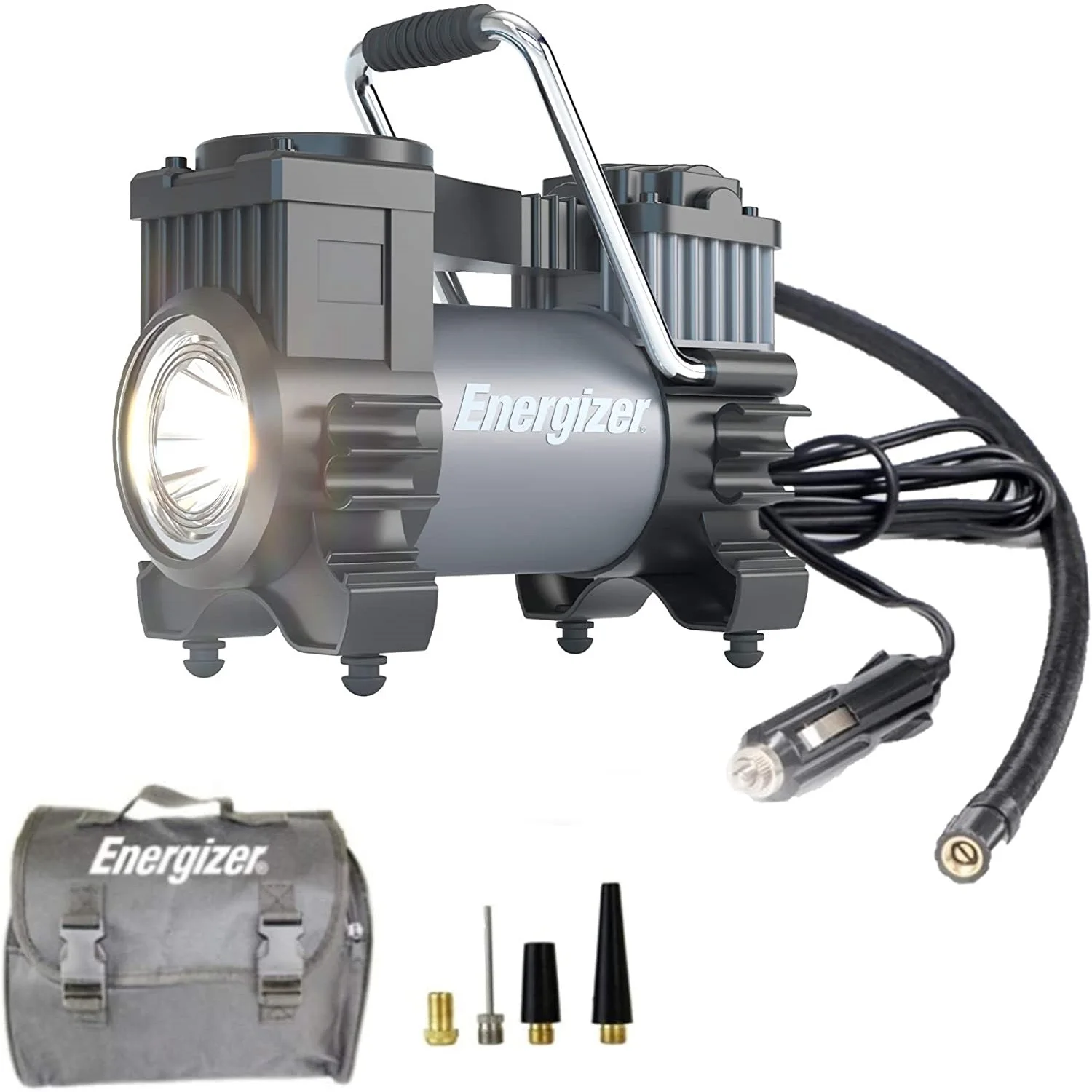 Energizer Portable air-compressors 12v car tire pump max150PSI with LCD display