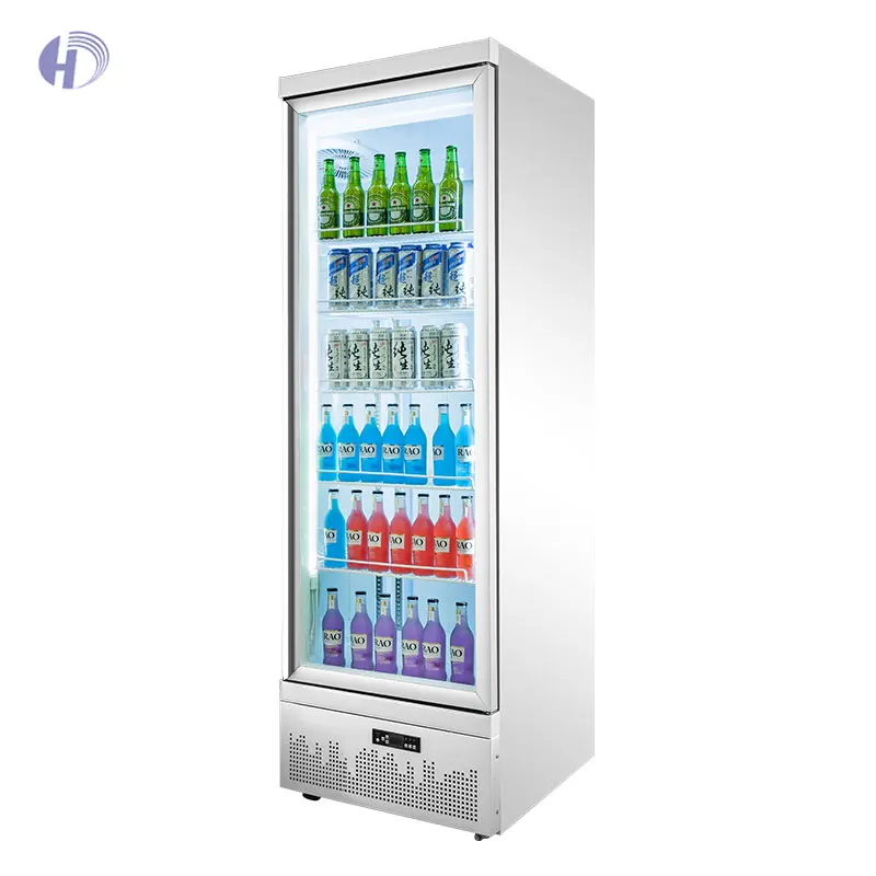 Supermarket Display Freezer Pepsi Beverage Refrigerator Glass Door Commercial Beverage Freezer