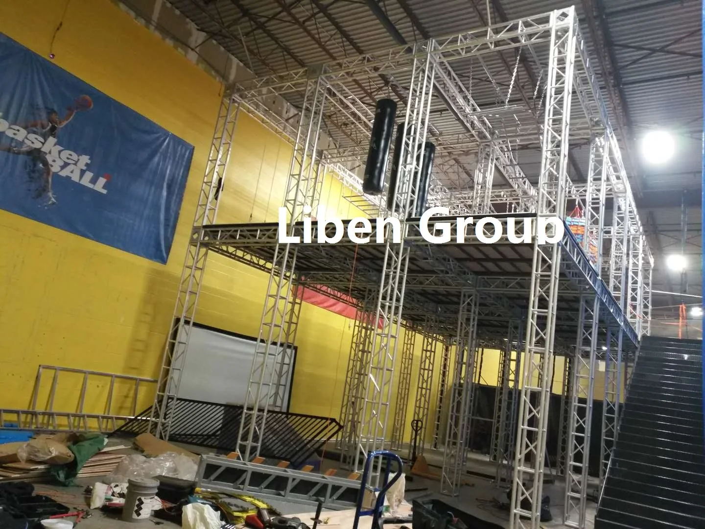 Ninja Course Payground Indoor Trampoline Park Foe