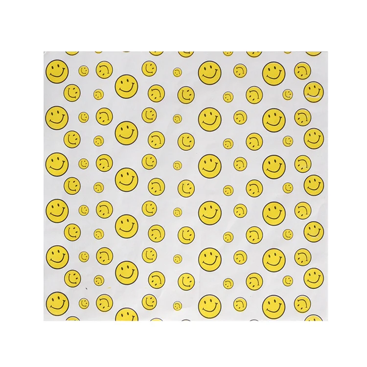 Custom Logo Restaurant Hamburger Paper Wrapping Food Paper For Packaging PE coating Greaseproof Paper