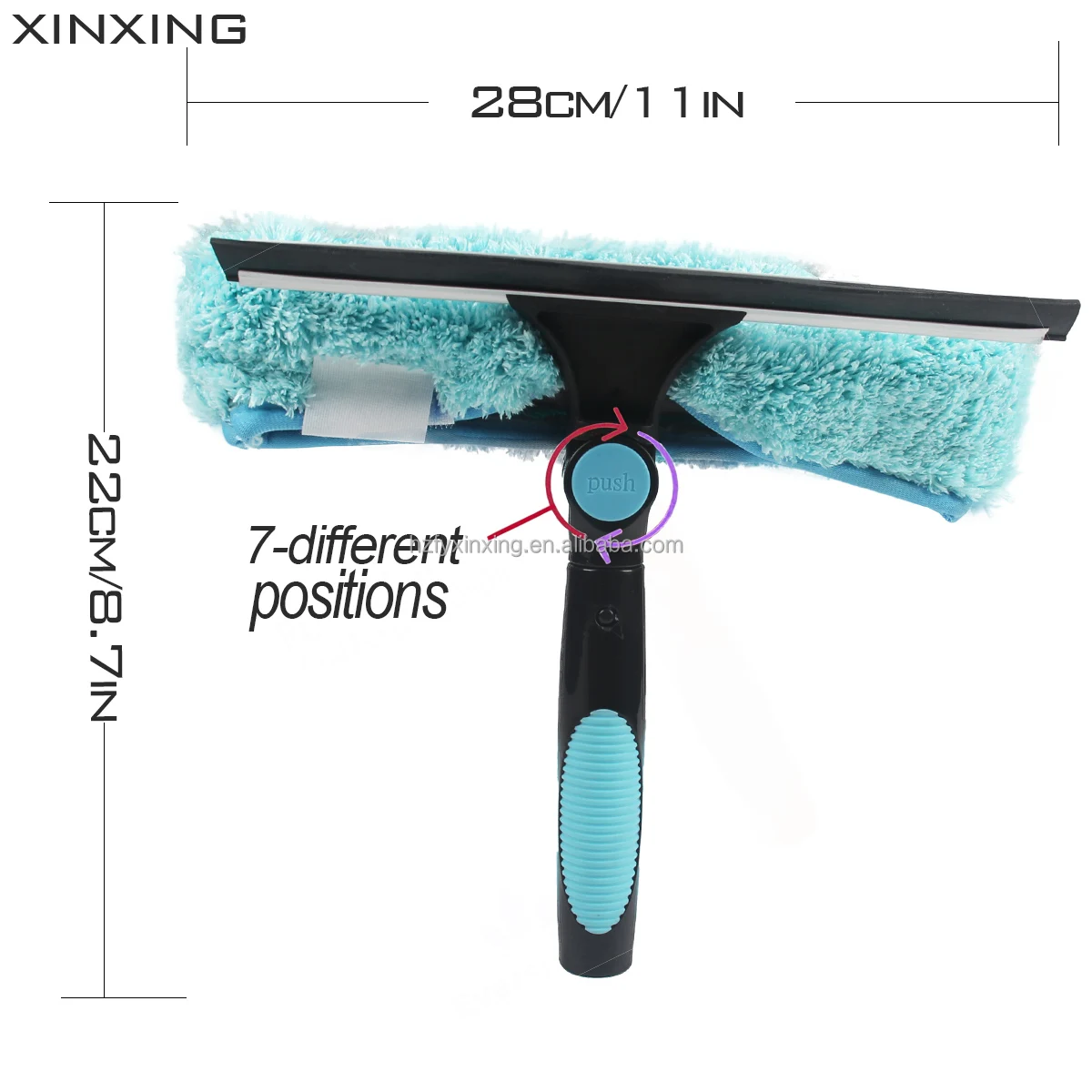 Xinxing 12/18/24 ft Telescopic Pole Womens Long Dusters Set Improved Extra Long Microfiber Bendable Duster