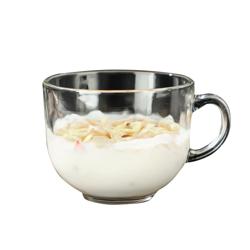 Кружки Tazas Vaso De Vidrio Tasse En Verre Настраиваемые чашки для кофе чая чашка завтрака прозрачная вода кружка хлопьев стеклянная чайные