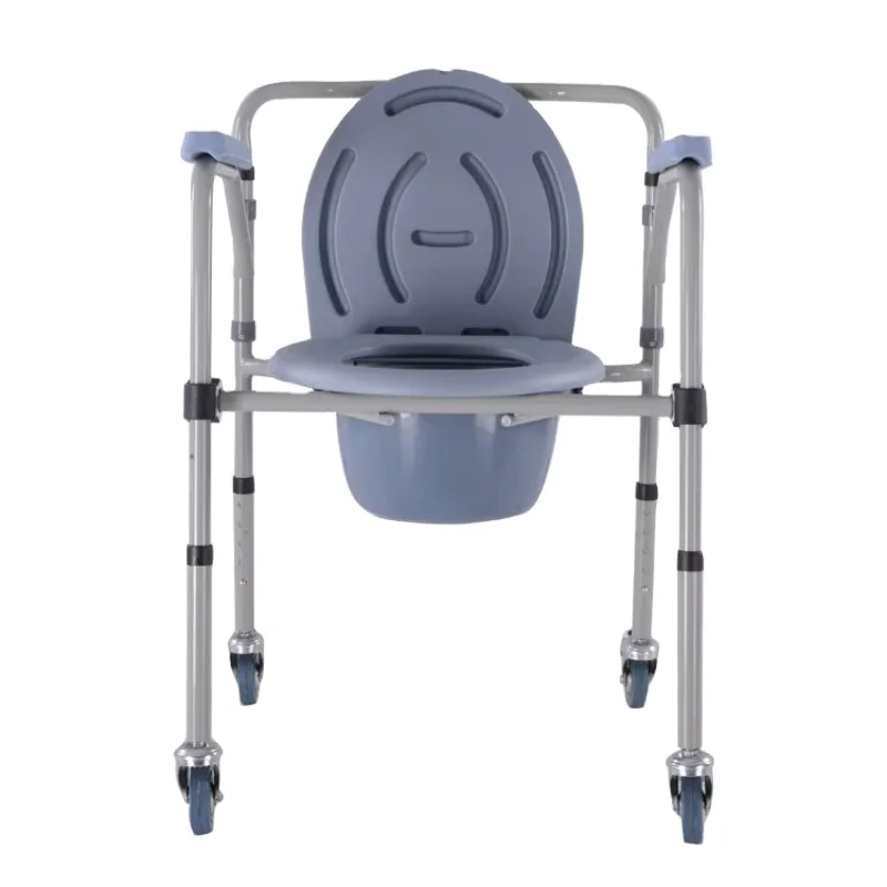 Wholesale Portable Height Adjustable Toilet Folding Commode Chair For Disabled