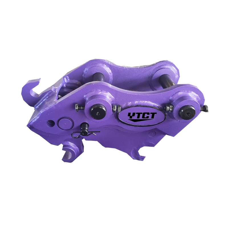 Purple YTCT02 04 06 08 Hot Sale Excavators Manual hydraulic Quick Coupler Quick Hitch