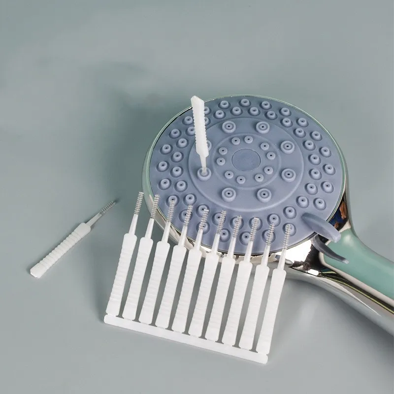 Mini Small Plastic Hand-Design Shower Hole Bathroom Shower Head Washing Anti-clogging Cleaning Brush For Kitchen Toilet