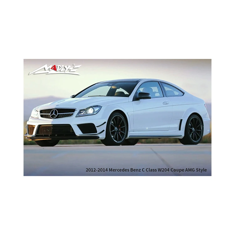 For 2012-2014 Mercedes Benz C Class W204 Coupe AMG style body kits for Mercedes Benz W204 body kit