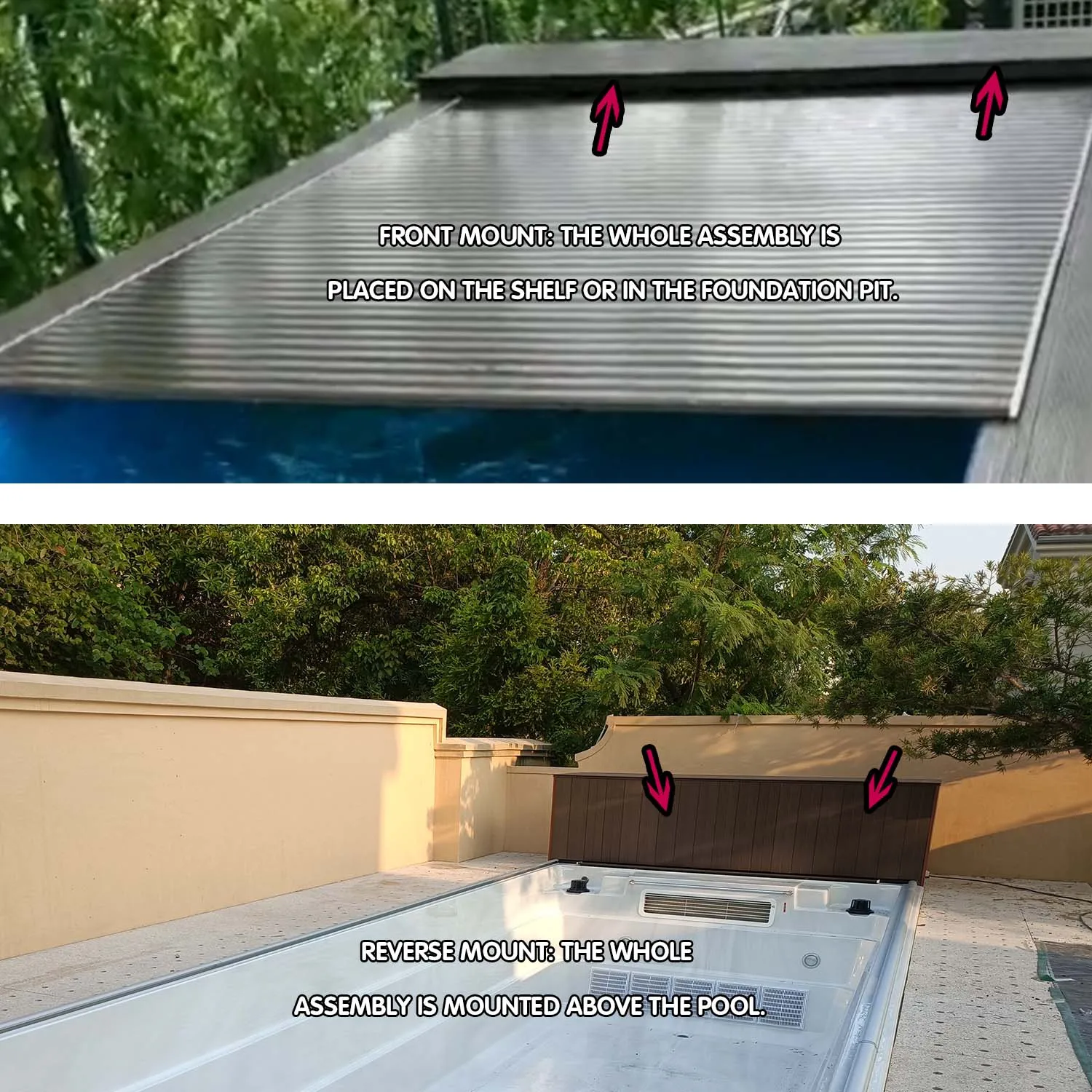 Recommended electric rolling curtain pool cover aluminum alloy foam thermal insulation UV pool cover