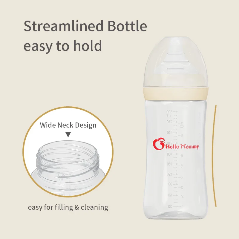 2024 New Newborn Baby Pp Feeding Bottle Oem Odm Wide Neck Baby Feeder Bottle Bpa Free Anti Colic Baby Bottle Milk Feeding