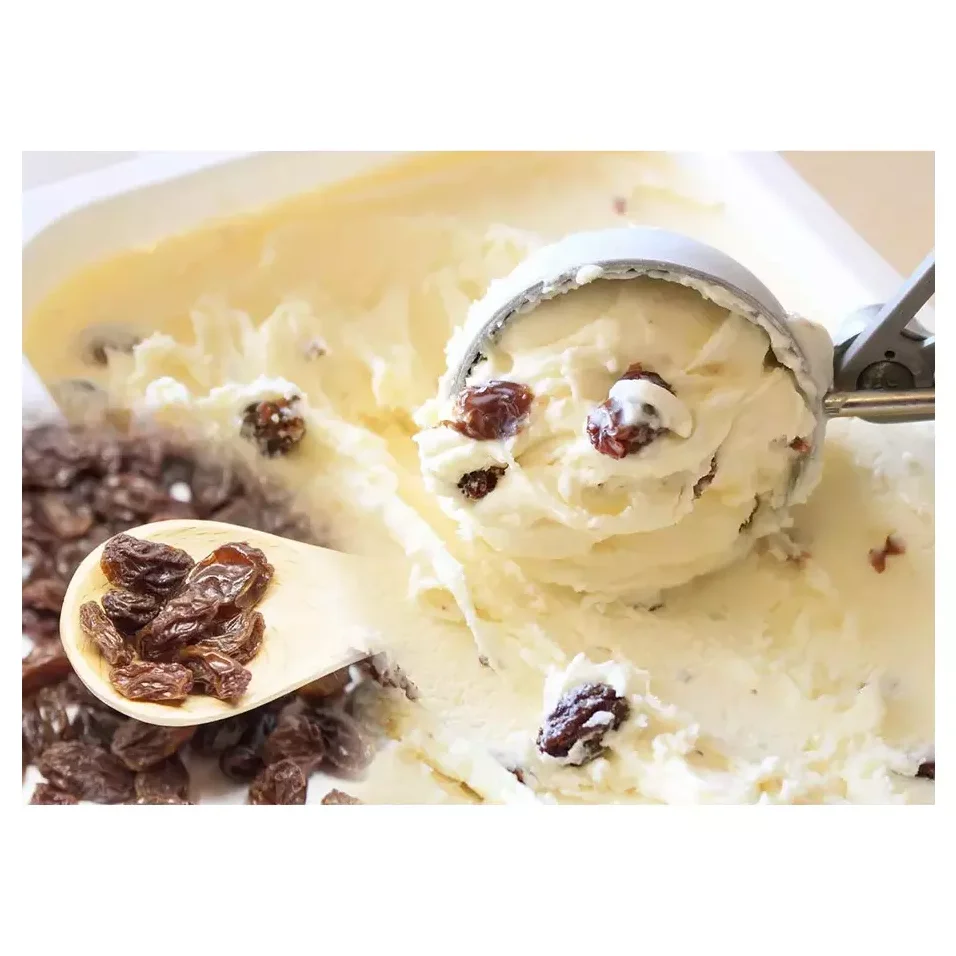 Ice Cream Powder Mix Ingredient Dairy Products Frozen (FI014) Lotte Variety Ram Raisin Ice Cream with 2LITRES / TUB