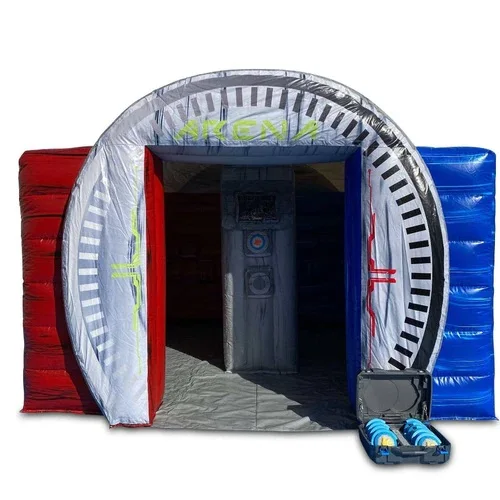 IPS Arena Inflatable Interactive Games Kids Adults Popular Red And Green Lighting Speed Game  For Party Rental