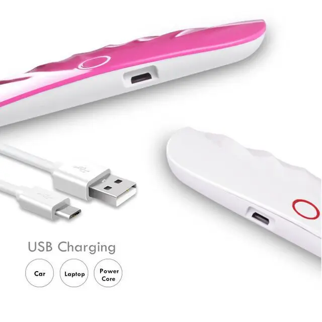 6W LED Lamp Nail Dryer White Rose Red Portable Nail Lamp for Gel Varnish Fast Dry Manicure Machine Mini USB Connector Nail Lamp