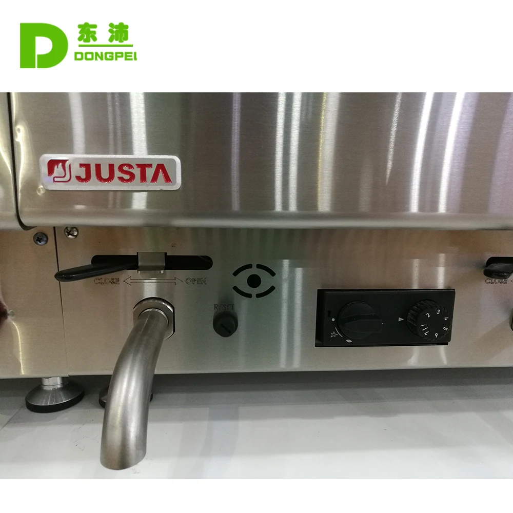 commercial restaurant equipment hotel non stick gas deep fryers frying machine Industrial gas deep fryer gas deep fryer