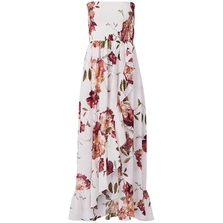 Factory Price OEM  Trending Dress Midi Length Ladies Long Maxi Women Casual Summer Dresses