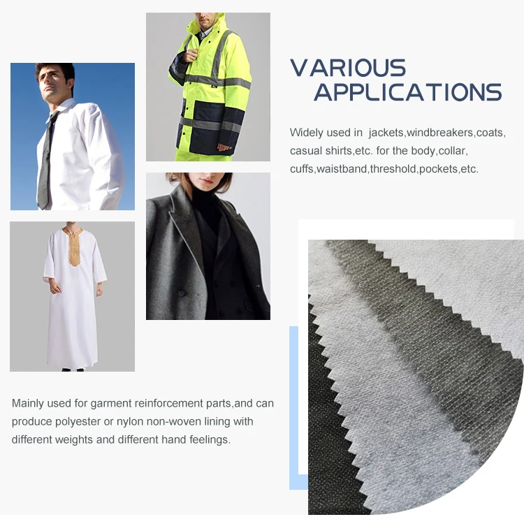 Eco Friendly 100% Pa Hot Melt Adhesive Net Gum Stay Fusible Interlining