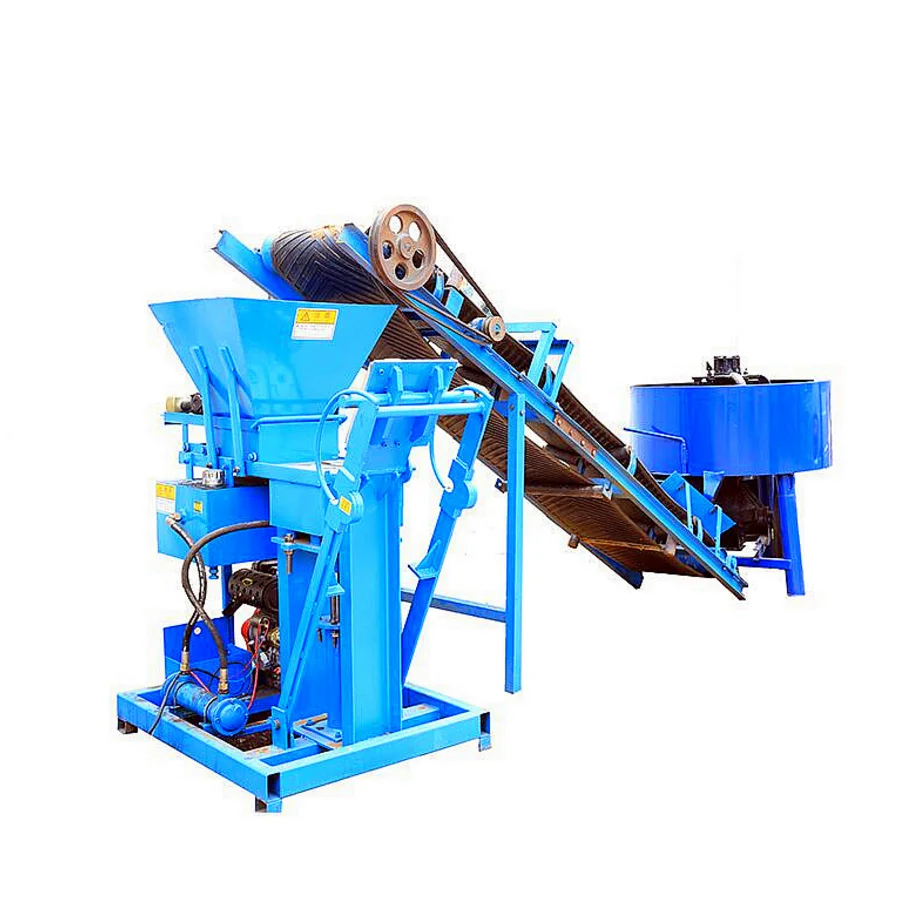 Low Cost Clay brick machine  Diesel l type soil brick making machine for different size and different type brick