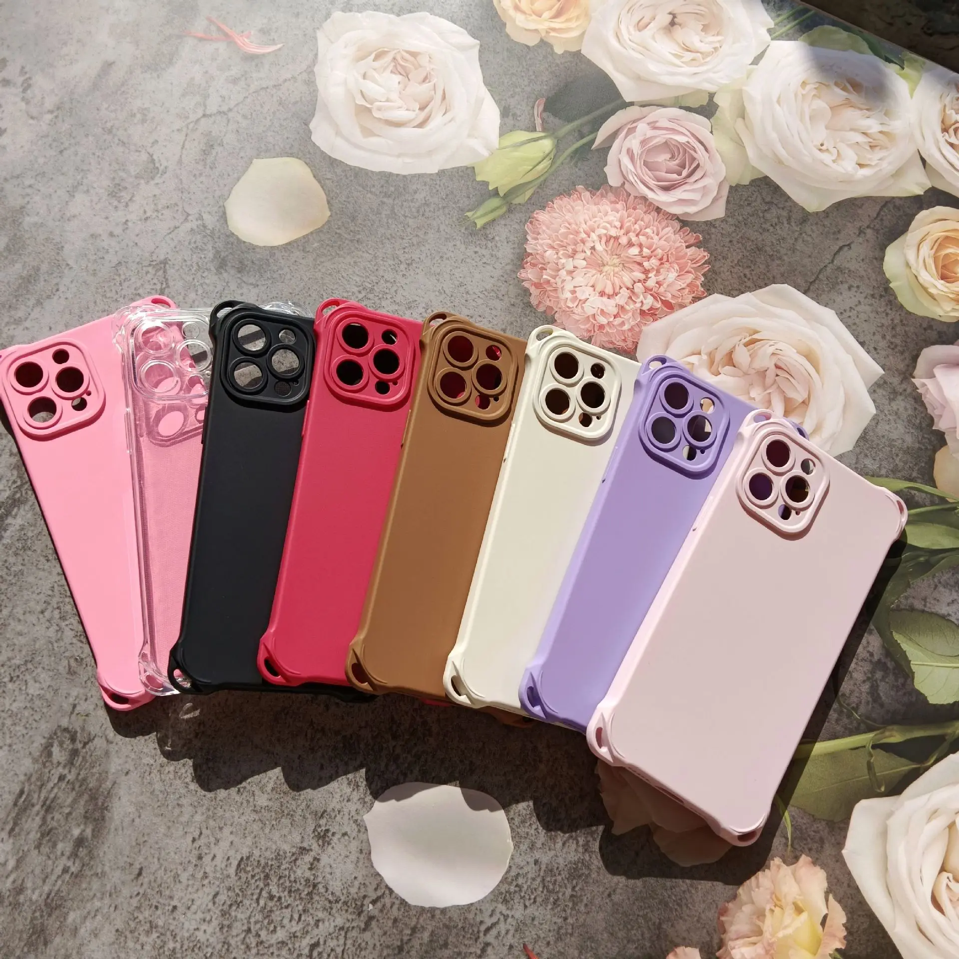 Crossbody Phone Case with Strap for iphones 15 pro max 16 Pro - Durable Spray Coating and Corner Openings