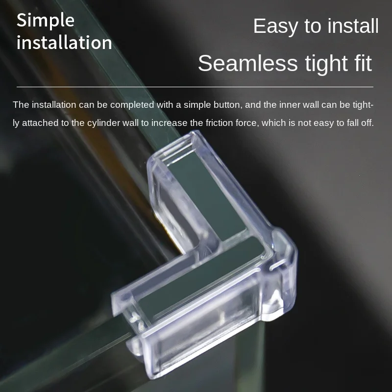 VOONLINE fish tank edge protector anti-collision angle protector suitable for 5-15mm fish tank glass