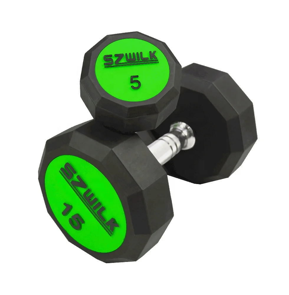 Оптовая продажа резиновых гантелей с фабрики Китая