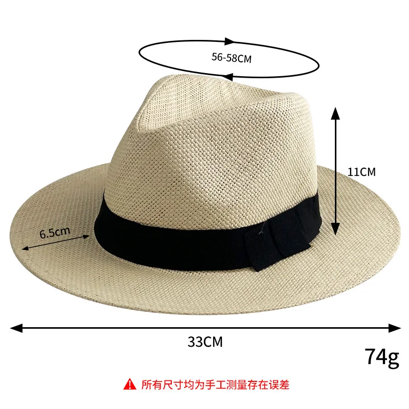 Adjustable Classic Panama Hat-handmade In Ecuador Sun Hats For Women Man Beach Straw Hat For Men Uv Protection Cap Dropshipping