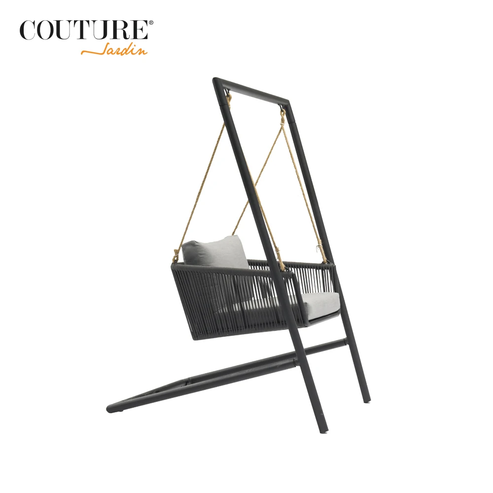 Couture High Quality Outdoor Rattan Furniture,Garden Swing Chair Outdoor Furniture,Cushioned Patio Swing
