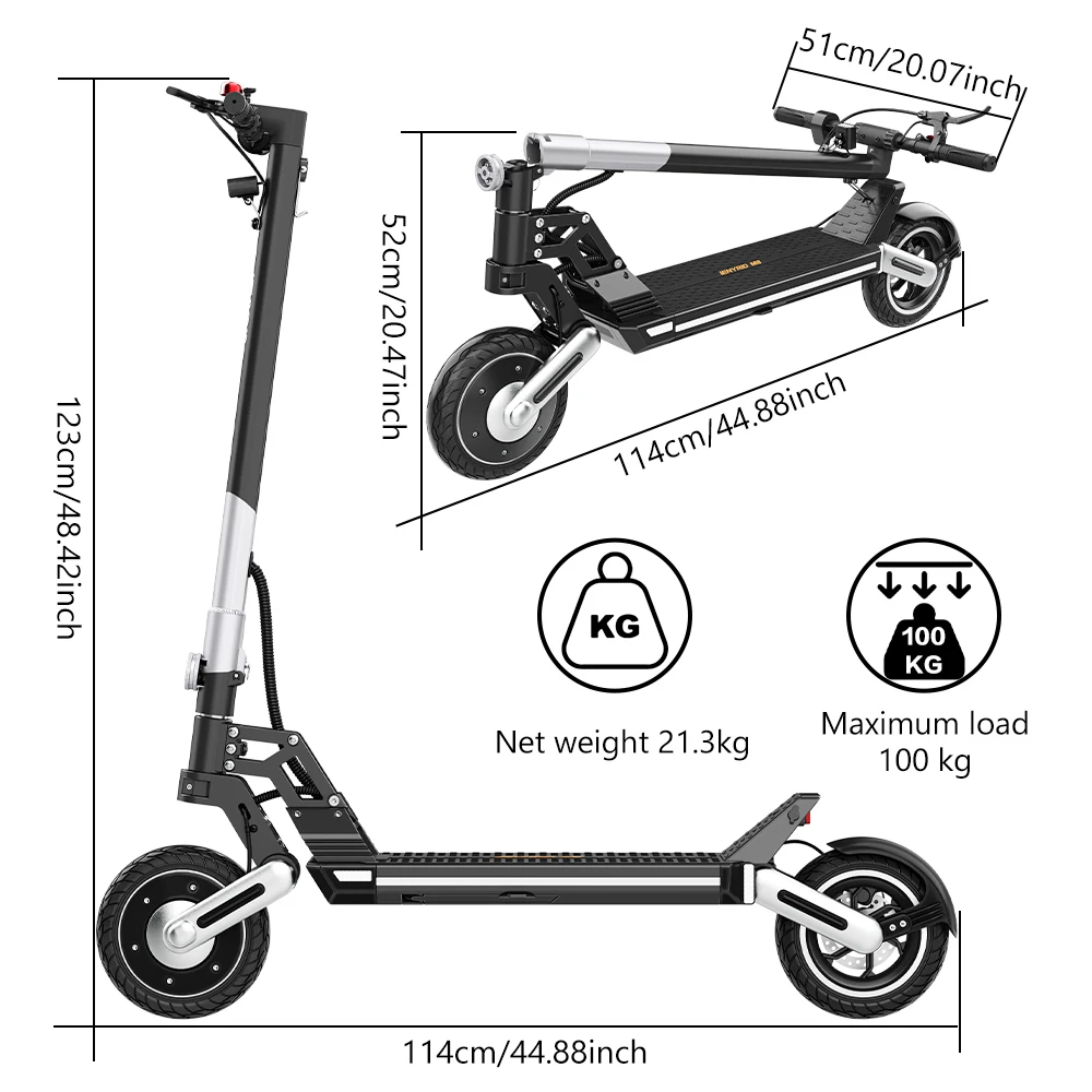 free shipping M8 500W 22Mph High Power Fastest Disk Brake E Scooter With Fold Electric Scooters