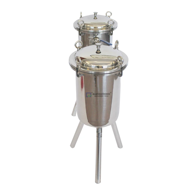 stainless steel alcohol filter machine wine beer bag filter system