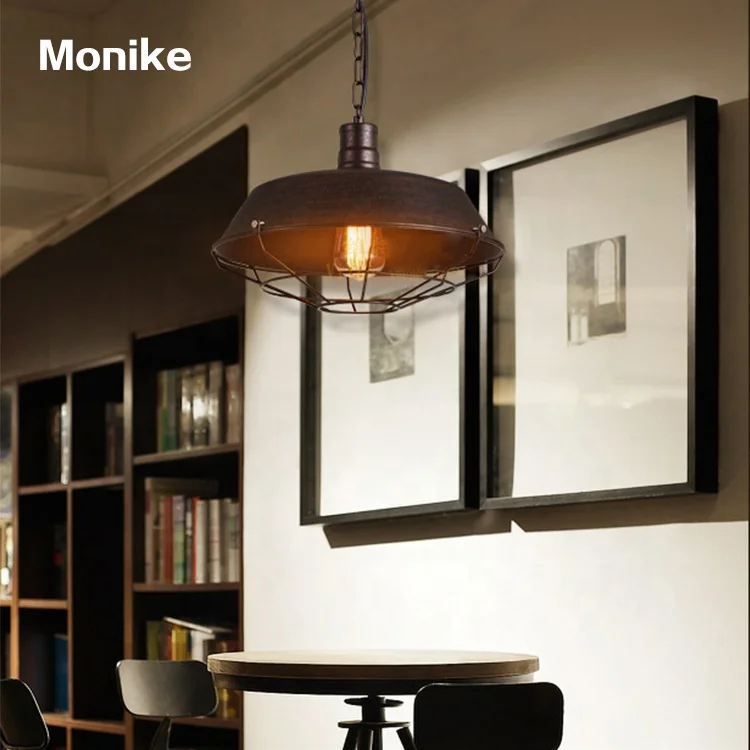 New Product Indoor Cafe Shop Home Decoration E27 Iron Modern LED Pendant Lamp