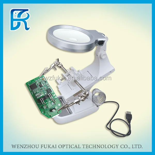 Стол припоя Лупа с подсветкой TH-7023