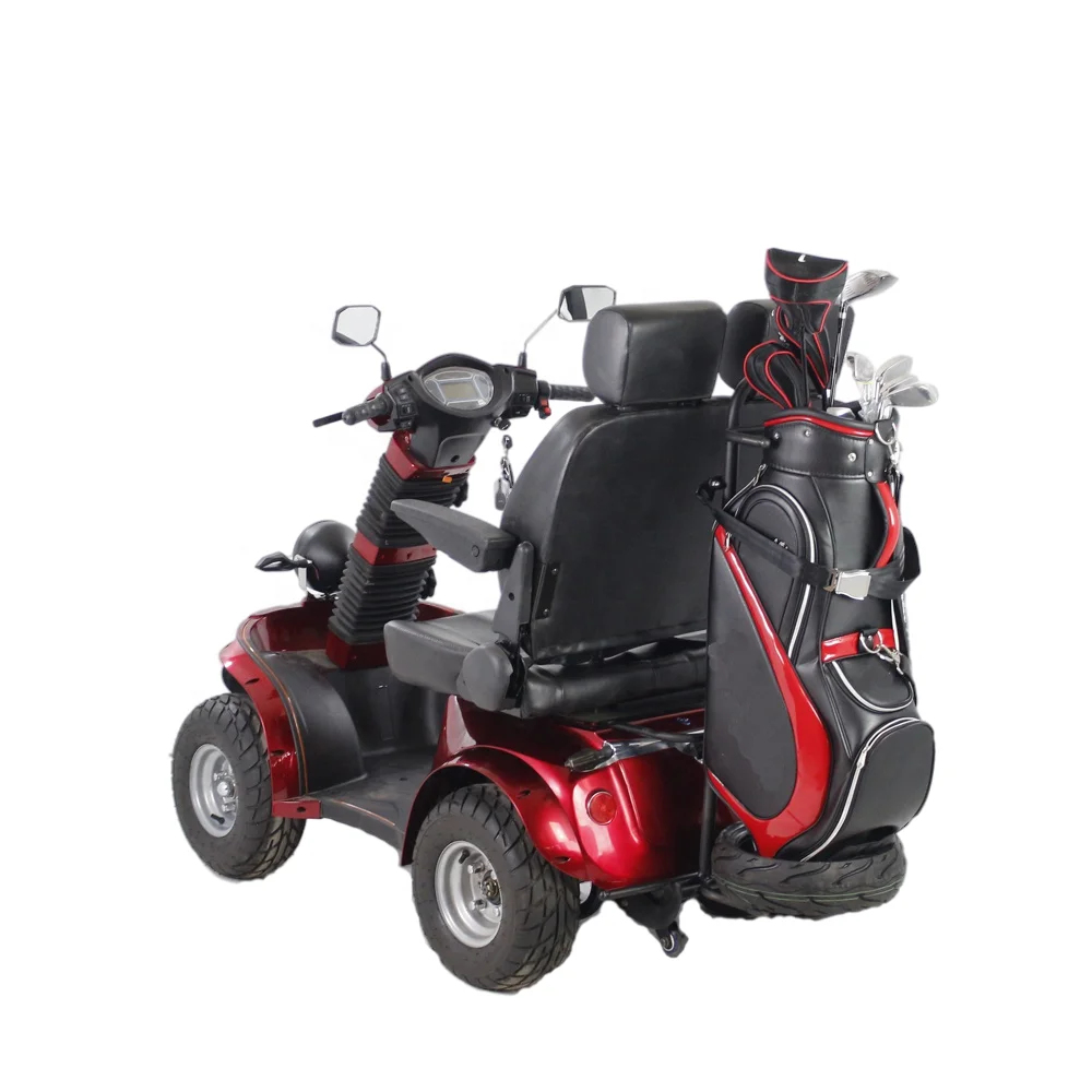 2021 Factory Direct 800W Double Seat Electric 4 Wheel Scooter,Disabled Scooter With Backpack(ES-038)