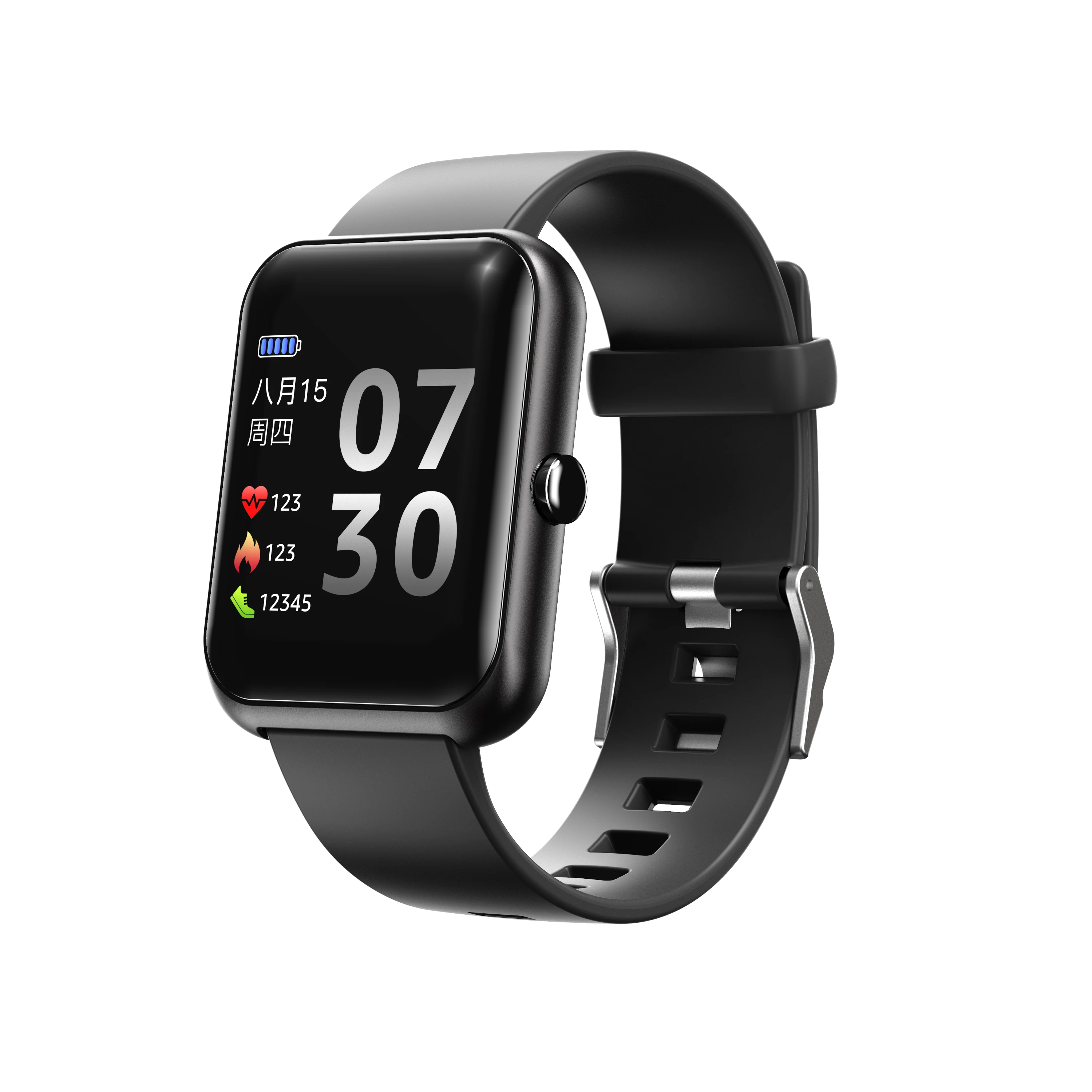 
Wearable Smart Watch IP68 Waterproof Multi Language Blood Oxygen Sport Monitor Message Call Reminder Fitness Track Smart Watch 