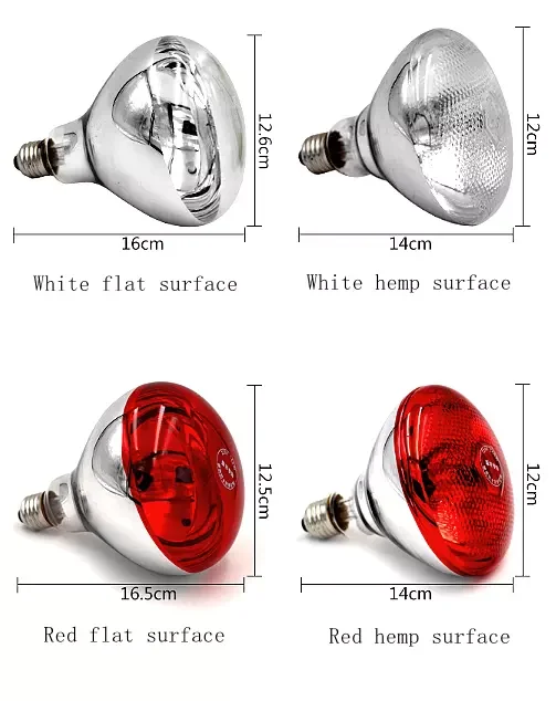 Waterproof Infrared Heater Lamp Breeding Bulb 100W/150W animal Brooder Hatch Chicken Pig Infrared Heating Lamp