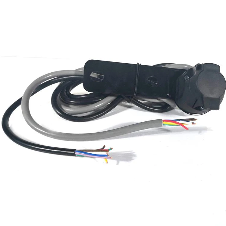 Европейский прицепы кабельный набор лампа Разъем 7 булавки разъем прицепы abs соединительный кабель