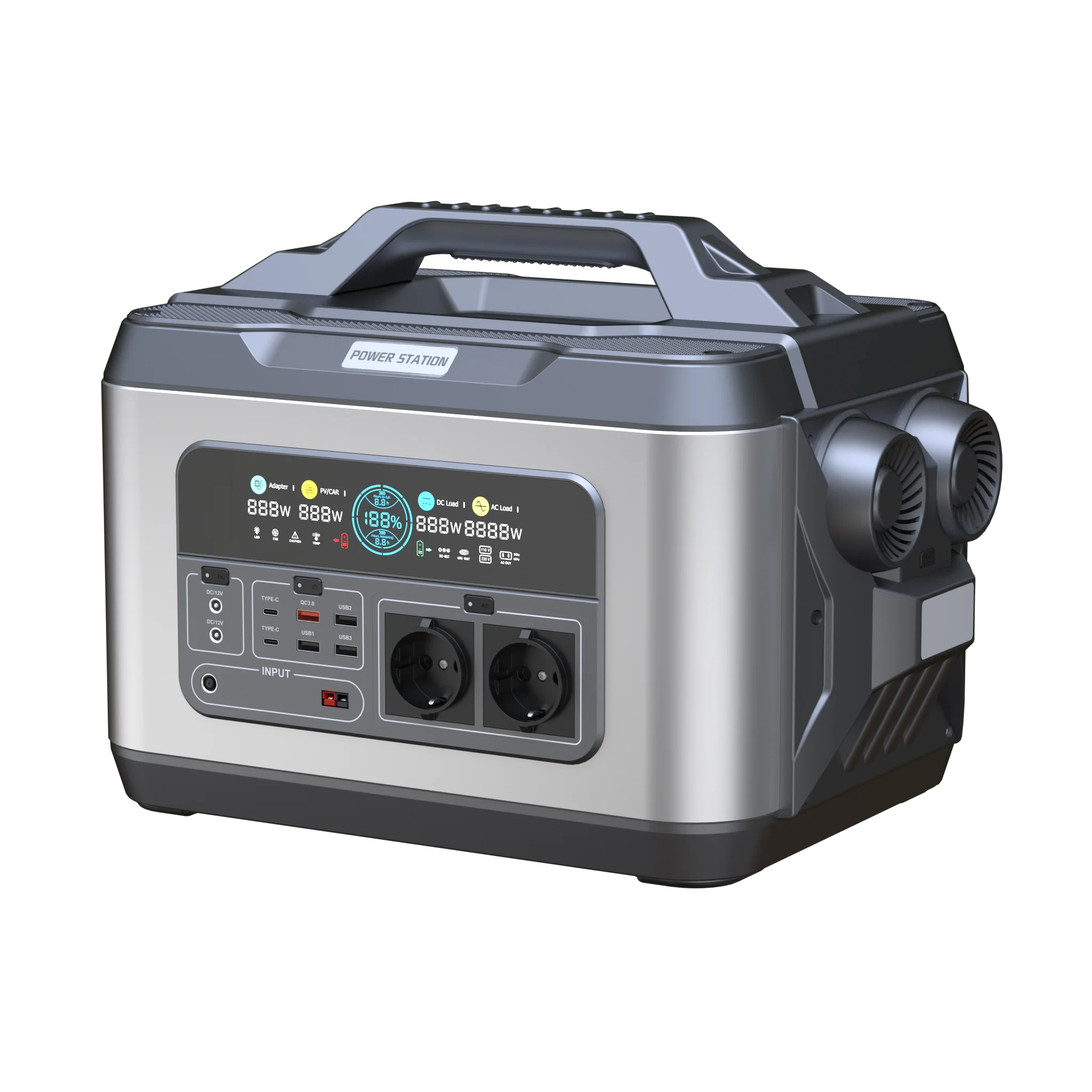 Lipower 2200w Power station Lifepo4 Solar Generator Eu Plug Portable Power Station For Emergency