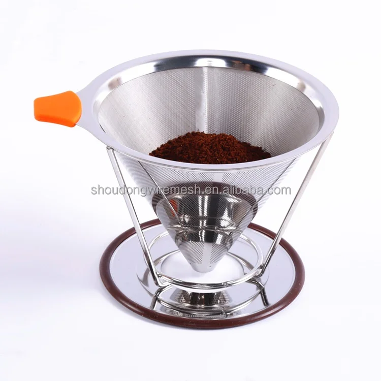 Кофейный фильтр 100 150 200 микрон Складная кофейная капельная заварочная кофейная воронка