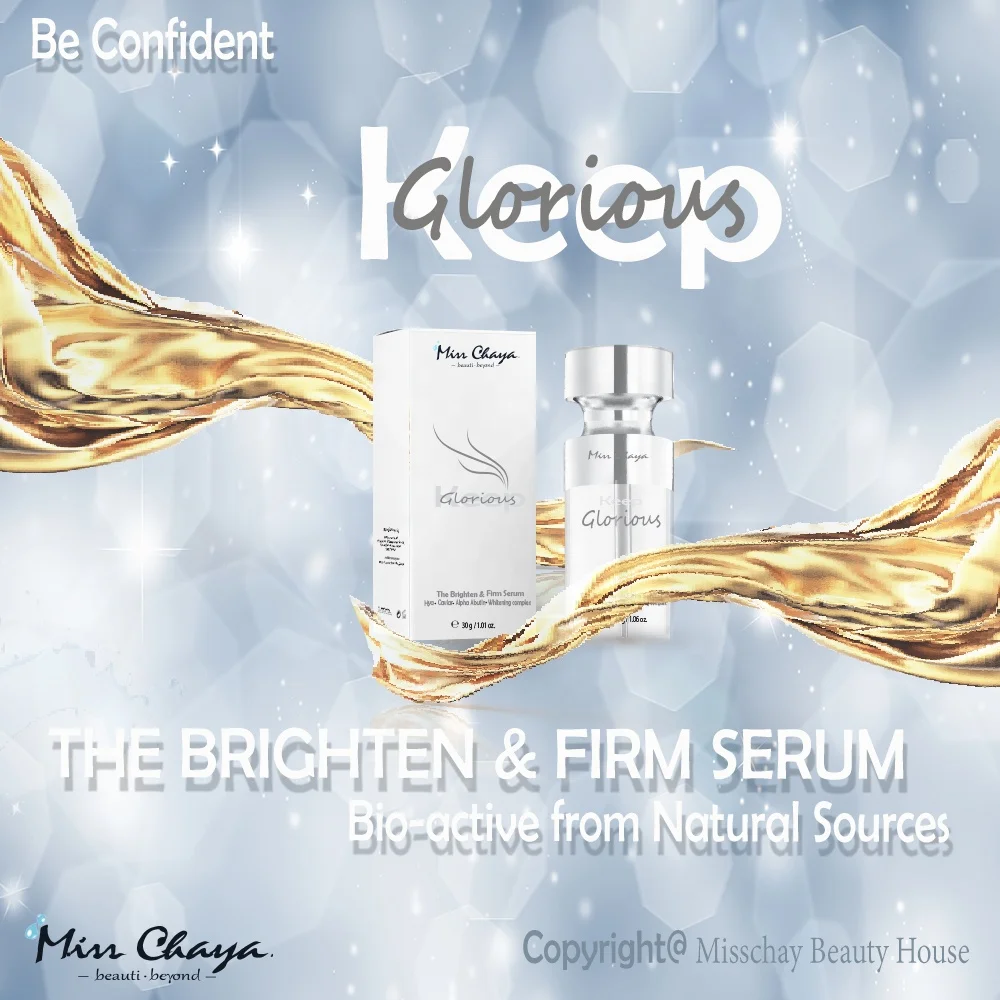 
MISS CHAYA The Brighten And Firm Serum Elegant Natural Sources Caviar Hyaluronic Alpha Arbutin Triple Moisturizer Fact 