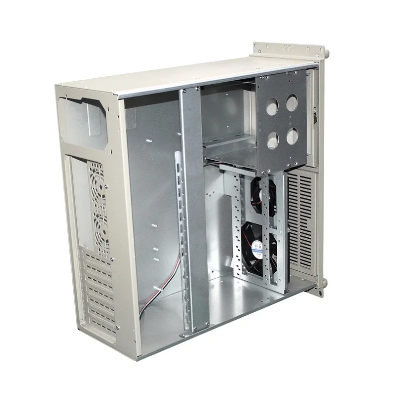 4u Rack Mounted ATX Server Chassis With Lock For Data Protection Industrial Srver Case