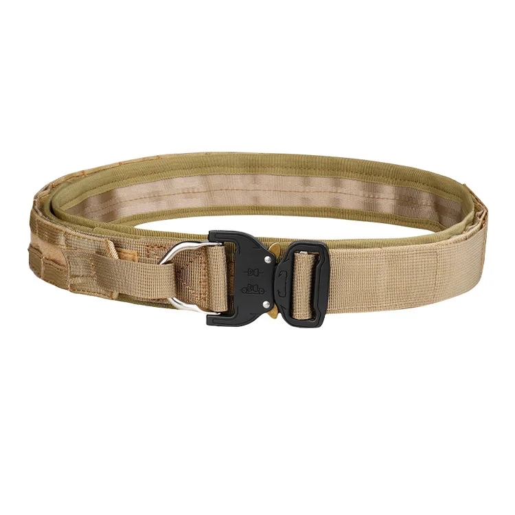 Двойной толстый тактический пояс CS полевой многофункциональный пояс высокого качества нейлоновый пояс
