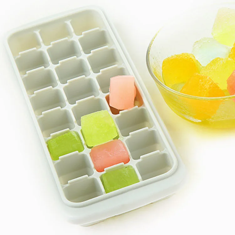 Летние Красочные 24 креативных лотка для льда с крышкой