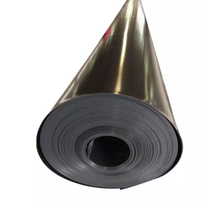Черная геомембрана HDPE толщина 0 5 мм 1 для фермерского пруда